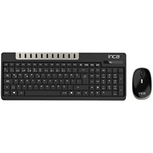 Inca IWS-589 Wireless Multimedya Super Cosy Q Klavye Mouse Set Siyah buyuk 1