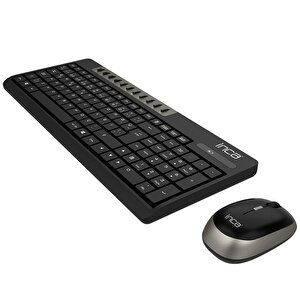 Inca IWS-589 Wireless Multimedya Super Cosy Q Klavye Mouse Set Siyah buyuk 3