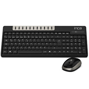 Inca IWS-589 Wireless Multimedya Super Cosy Q Klavye Mouse Set Siyah buyuk 5