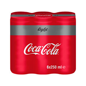 Coca Cola Light 250 Ml 6 Li Paket Avansas