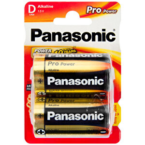 Panasonic Pro Power Alkalin D Büyük Boy Pil 2'li Paket buyuk 1