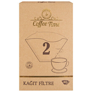 Coffee Time Filtre Kahve Kağıdı 2 Numara 40'lı buyuk 1