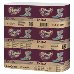 Selpak Professional Extra Z Katlama Dispenser Havlu 21,5 x 24 cm 200 Yaprak - 12'li