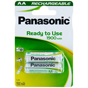 Panasonic 1900 mAh Şarj Edilebilir AA Kalem Pil 2'li Paket buyuk 1