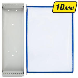 Gürsel G9102 A4 Şömiz Metal Duvar Ünitesi Set 10'lu