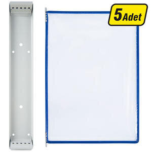 Gürsel G9101 A4 Şömiz Metal Duvar Ünitesi Set 5'li