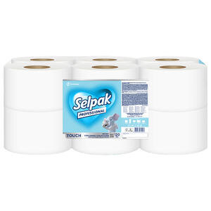 Selpak Professional Premium İçten Çekmeli Tuvalet Kağıdı 11,8 x 22 cm 545 Yaprak 120 mt  12 Adet - 5,94 kg