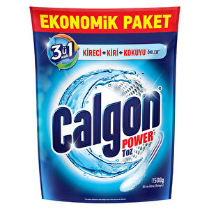 Calgon Çamaşır Makinesi Kireç Önleyici Toz 1.5 LT buyuk 1
