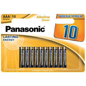 Panasonic Alkalin Power AAA İnce Kalem Pil 10'lu Paket buyuk 2