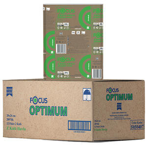 Focus Optimum Z Katlama Kağıt Havlu 20 x 24 cm 200 Yaprak - 12'li
