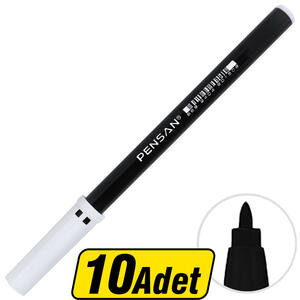 Pensan 3003 Keçeli Kalem Siyah 10'lu Paket