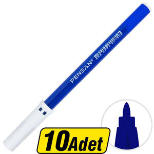 Pensan 3003 Keçeli Kalem Mavi 10'lu Paket