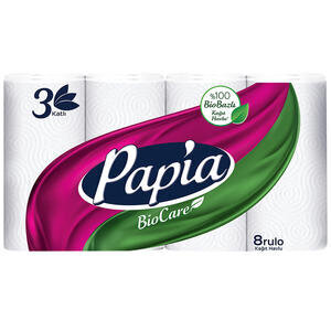 Papia Biocare Kağıt Havlu 8'li