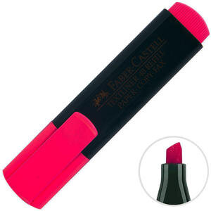 Faber-Castell 48 Fosforlu Kalem Pembe