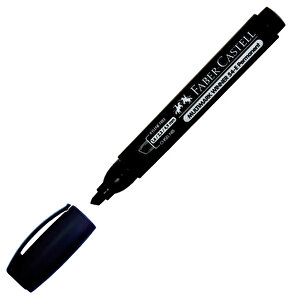 Faber-Castell 54 Marker Kalem Kesik Uç Siyah