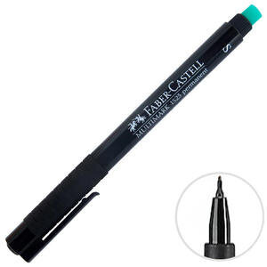 Faber-Castell 1523 Permanent Asetat Kalem Siyah S Uç