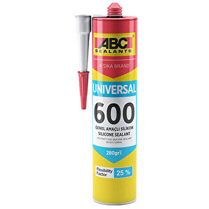 Sika Abc 600 Universal Silikon Beyaz Avansas
