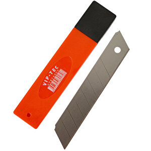 Vip-Tec VT875000 Profesyonel Maket Bıçağı / Falçata Yedeği Büyük Boy 10'lu Tüp buyuk 1