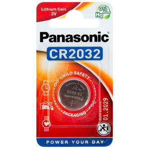 Panasonic CR2032 Lityum 3V Düğme Pil Tekli Paket