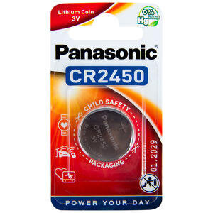 Panasonic CR-2450EL/1B Lityum Düğme Pil 3 Volt Tekli Paket