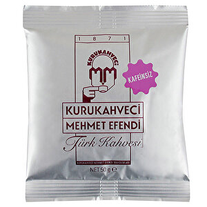 Kurukahveci Mehmet Efendi Kafeinsiz Türk Kahvesi Poşet 50 gr buyuk 1