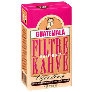 Mehmet Efendi Guatemala Kafeinsiz Filtre Kahve 250 gr