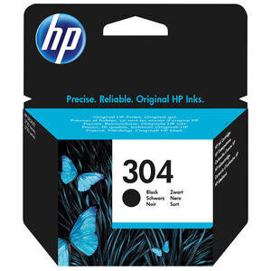 HP 304 N9K06AE Siyah Orijinal Kartuş