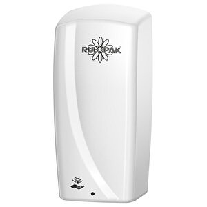 Rulopak R-3004 SB Sensörlü Sıvı Sabun/Jel Dezenfektan Dispenseri Beyaz 1000 ml buyuk 1