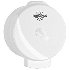 Rulopak R-3015 Modern Cimri İçten Çekmeli Tuvalet Kağıdı Dispenseri Beyaz buyuk 1