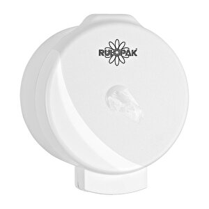 Rulopak R-3015 S Modern Mini Cimri İçten Çekmeli Tuvalet Kağıdı Dispenseri Beyaz buyuk 1