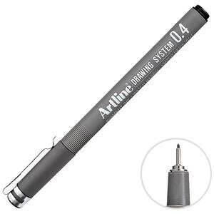 Artline 234 Çizim Kalemi 0.4 mm Siyah