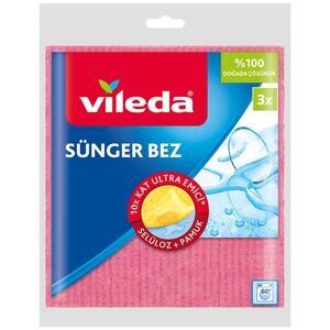 Vileda Sünger Bez 3'lü Eko Paket