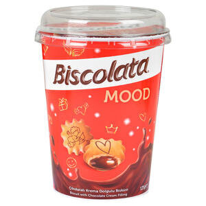 Biscolata Mood Çikolatalı Krema Dolgulu Bisküvi 125 g
