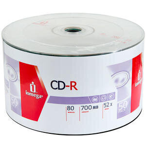 Iomega ICSP50 CD-R 52X 700 MB CD 50'li Paket