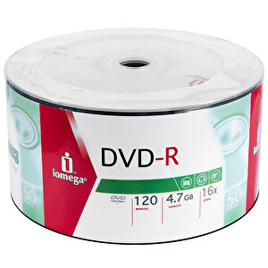 Iomega IDSP50M DVD-R 16X 4.7 GB 50'li Paket buyuk 1