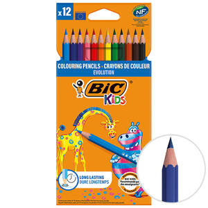 Bic Kids Evolution 82902910 Kuru Boya Kalemi 12 Renk