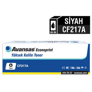 Avansas Econoprint HP CF217A & Canon CRG-047 Siyah Muadil Toner 217A / 17A