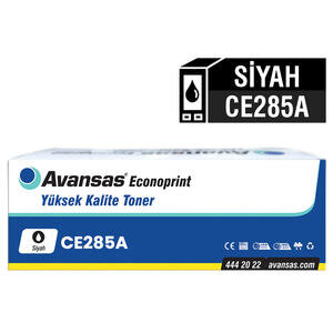 Avansas Econoprint HP 85A / 35A / 36A & CRG-725 Siyah Muadil Toner CE285A