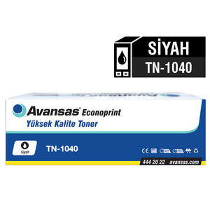 Avansas Econoprint Brother TN-1040 Siyah Muadil Toner TN1040