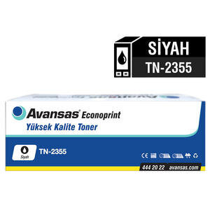 Avansas Econoprint Brother TN-2355/TN-660/TN-2305 Siyah Muadil Toner TN2355