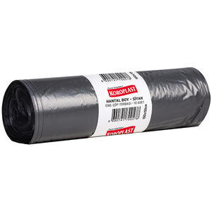 Koroplast Çöp Torbası Endüstriyel Hantal Boy  100 cm x 150 cmSiyah 10'lu Paket