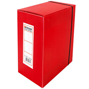 Üçgen Arşivleme Kutusu 22 x 31 x 13 cm Kırmızı buyuk 1