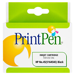 Printpen HP 45 Siyah (Black) Muadil Kartuş 51645AE buyuk 1