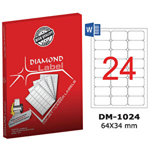 Diamond DM-1024 Beyaz Etiket 64 mm x 34 mm