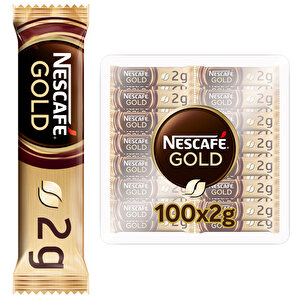 Nescafe Gold Stick Kahve 2 gr 100'lü Paket buyuk 1