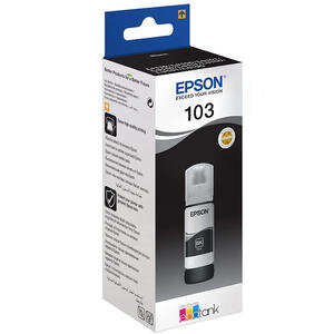 Epson 103 C13T00S14A Siyah Orijinal Mürekkep