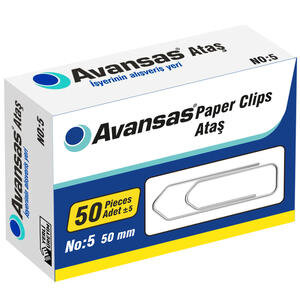 Avansas Mega Ataş 50 mm No: 5 50'li Paket