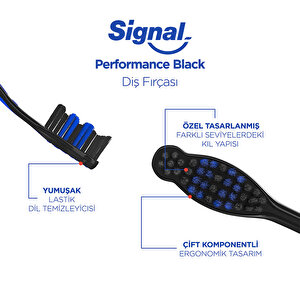 Signal Performance Black Diş Fırçası Yumuşak 1+1'li buyuk 5