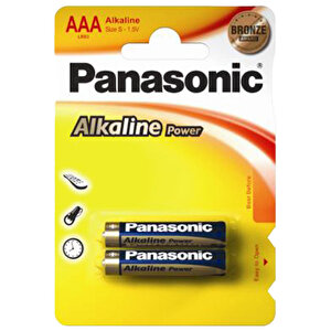 Panasonic Alkalin Power AAA İnce Kalem Pil 2'li Paket buyuk 1
