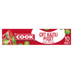 Cook Kilitli Buzdolabı Poşeti 19 x 25 cm 10'lu Paket